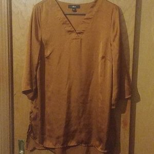 Ellos size 12. 3/4 sleeve top. Copper color.